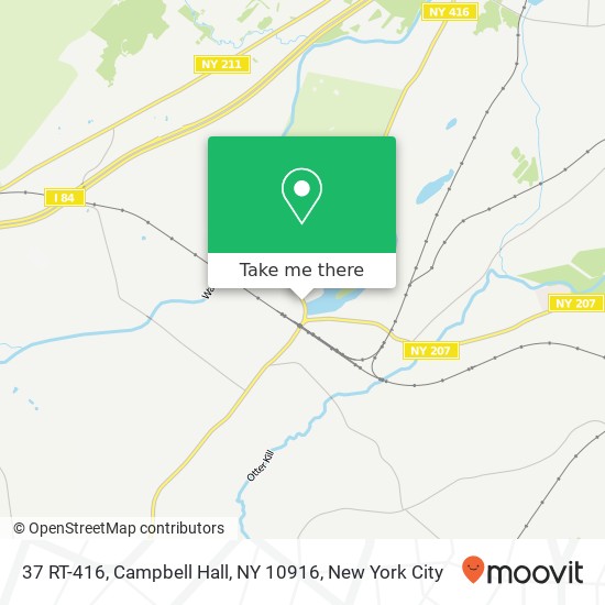 Mapa de 37 RT-416, Campbell Hall, NY 10916