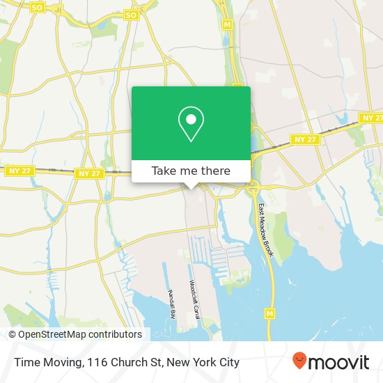 Mapa de Time Moving, 116 Church St