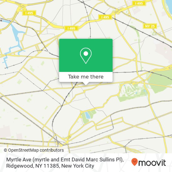 Myrtle Ave (myrtle and Emt David Marc Sullins Pl), Ridgewood, NY 11385 map