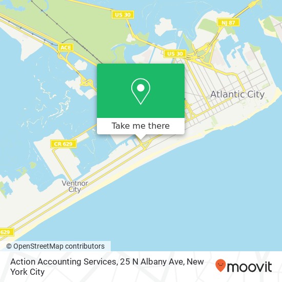 Action Accounting Services, 25 N Albany Ave map