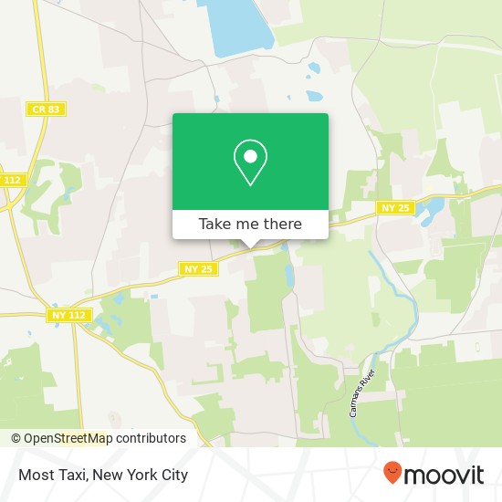 Most Taxi map