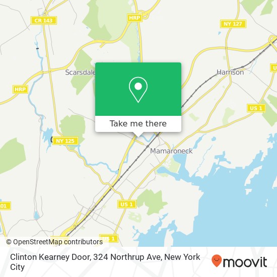 Mapa de Clinton Kearney Door, 324 Northrup Ave