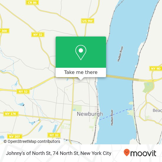 Mapa de Johnny's of North St, 74 North St