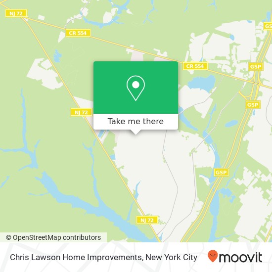 Chris Lawson Home Improvements map