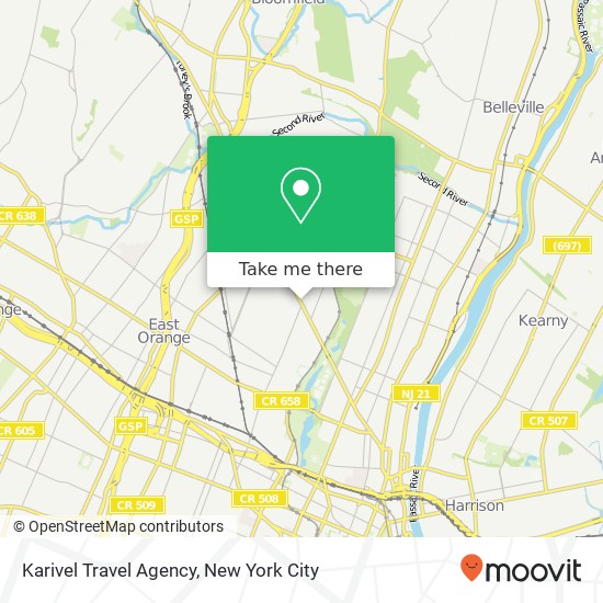 Mapa de Karivel Travel Agency