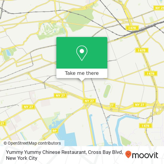 Mapa de Yummy Yummy Chinese Restaurant, Cross Bay Blvd