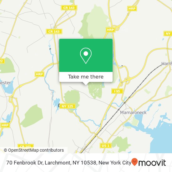 70 Fenbrook Dr, Larchmont, NY 10538 map
