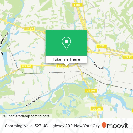 Charming Nails, 527 US Highway 202 map