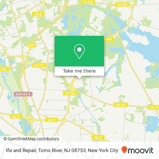 Ifix and Repair, Toms River, NJ 08753 map