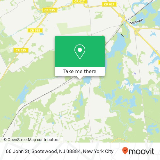 66 John St, Spotswood, NJ 08884 map