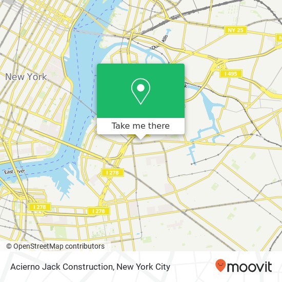 Mapa de Acierno Jack Construction