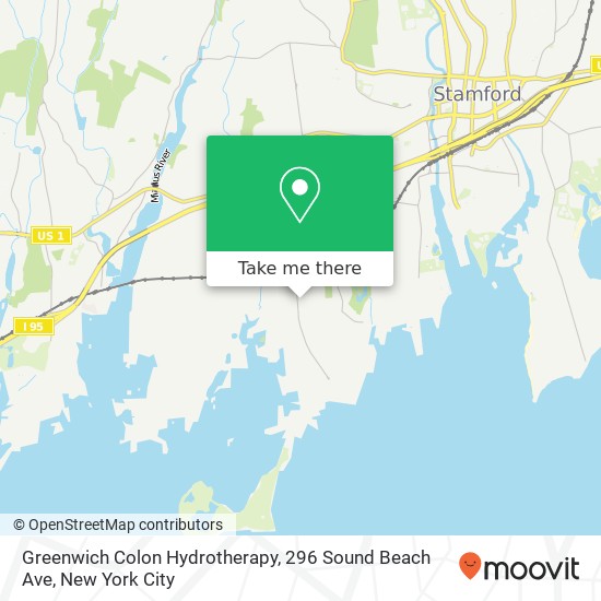 Greenwich Colon Hydrotherapy, 296 Sound Beach Ave map