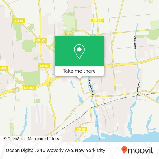 Mapa de Ocean Digital, 246 Waverly Ave