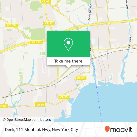 Denli, 111 Montauk Hwy map