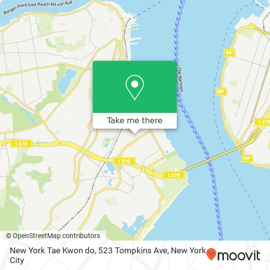 New York Tae Kwon do, 523 Tompkins Ave map