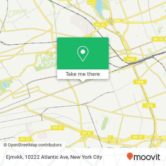 Mapa de Ejmvkk, 10222 Atlantic Ave