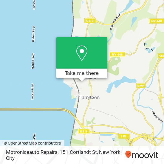 Motroniceauto Repairs, 151 Cortlandt St map