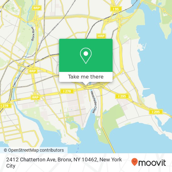 2412 Chatterton Ave, Bronx, NY 10462 map