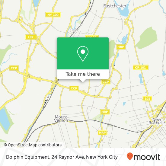 Mapa de Dolphin Equipment, 24 Raynor Ave