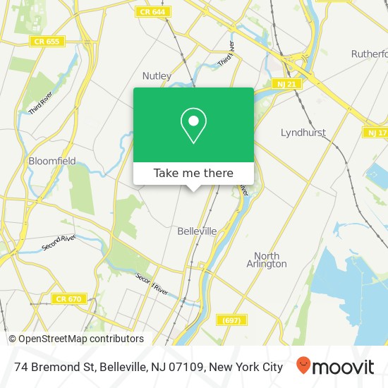 74 Bremond St, Belleville, NJ 07109 map