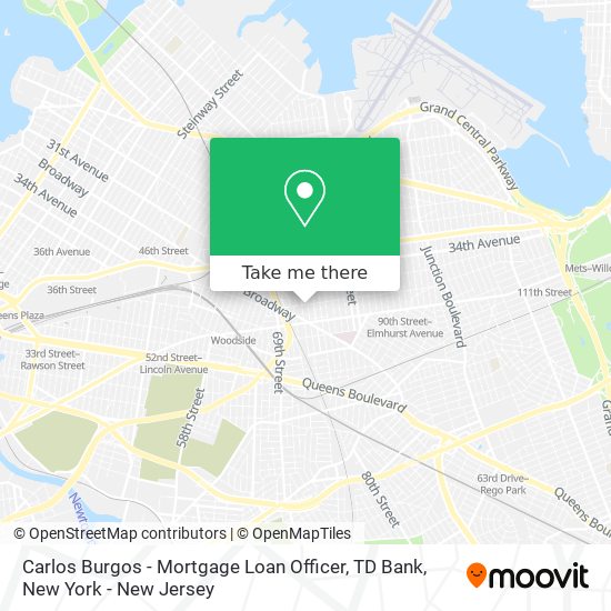 Mapa de Carlos Burgos - Mortgage Loan Officer, TD Bank