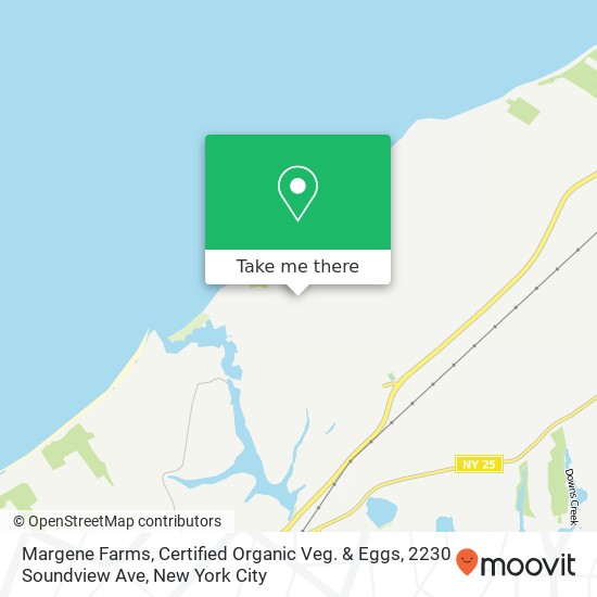 Mapa de Margene Farms, Certified Organic Veg. & Eggs, 2230 Soundview Ave
