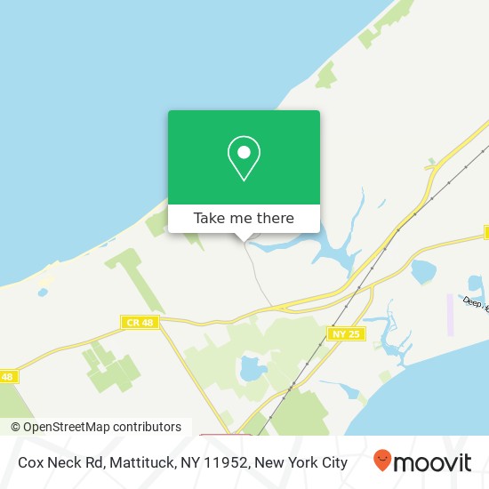 Mapa de Cox Neck Rd, Mattituck, NY 11952