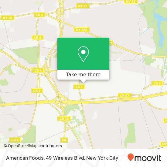 American Foods, 49 Wireless Blvd map