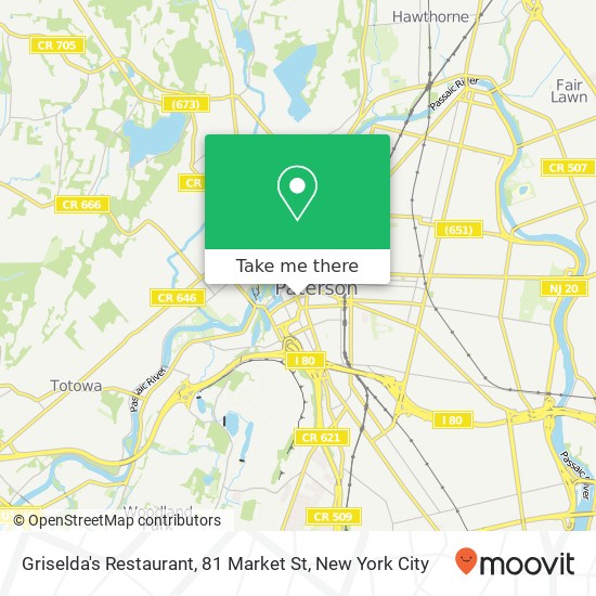 Mapa de Griselda's Restaurant, 81 Market St