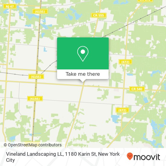 Vineland Landscaping LL, 1180 Karin St map