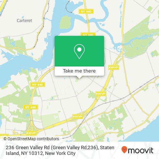 236 Green Valley Rd (Green Valley Rd,236), Staten Island, NY 10312 map