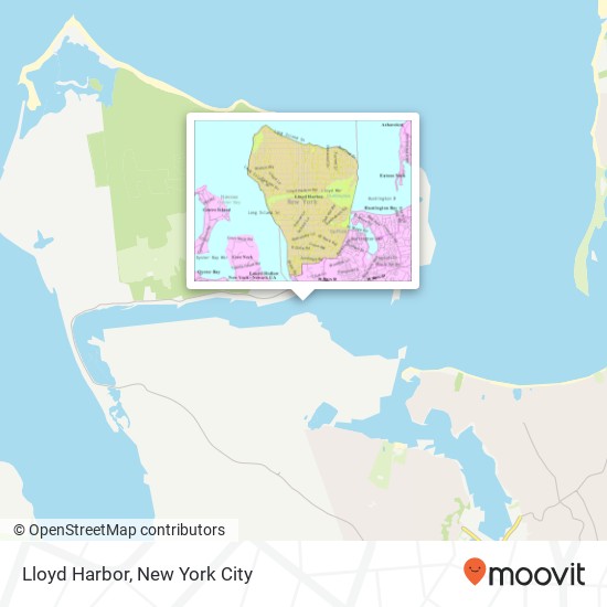 Lloyd Harbor map