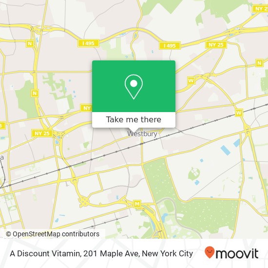 Mapa de A Discount Vitamin, 201 Maple Ave