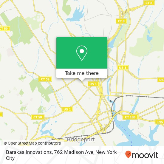 Barakas Innovations, 762 Madison Ave map