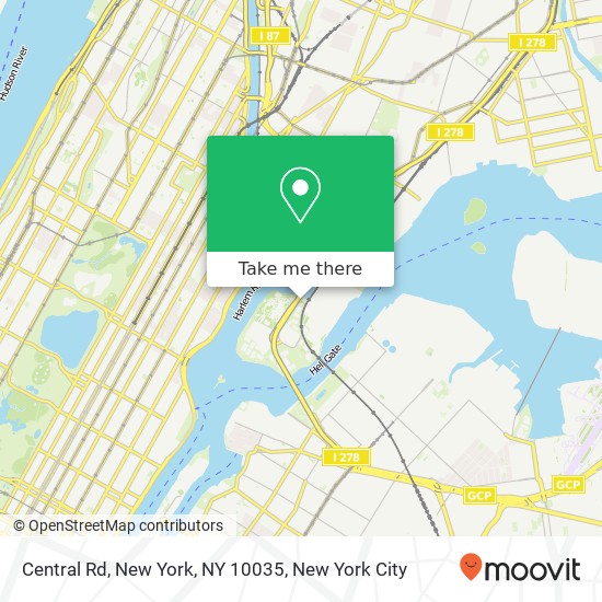 Mapa de Central Rd, New York, NY 10035