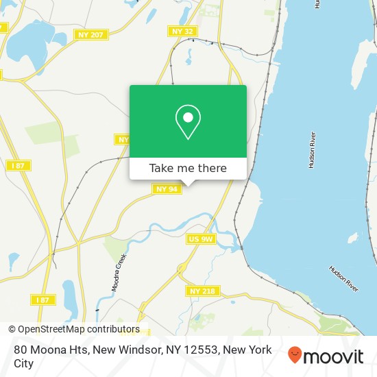 80 Moona Hts, New Windsor, NY 12553 map