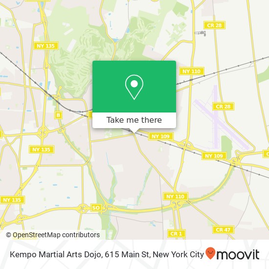 Kempo Martial Arts Dojo, 615 Main St map