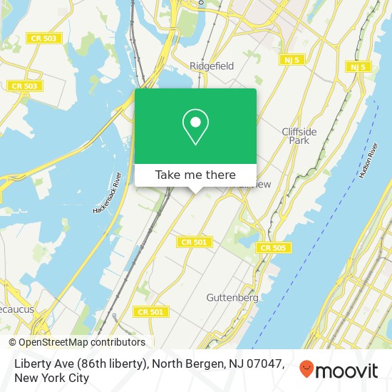 Liberty Ave (86th liberty), North Bergen, NJ 07047 map