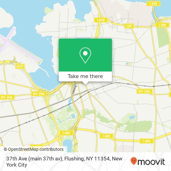 37th Ave (main 37th av), Flushing, NY 11354 map