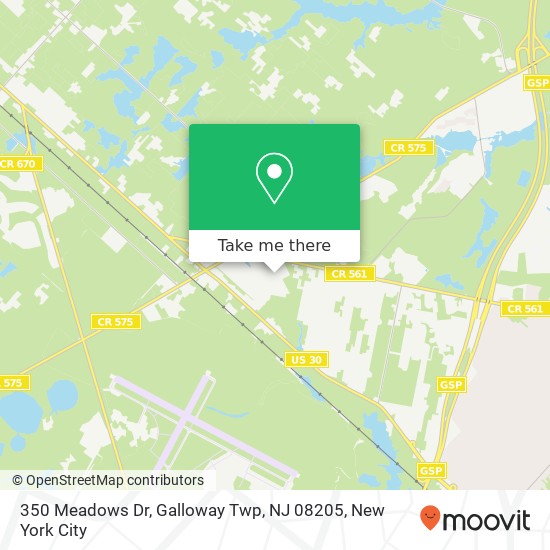 350 Meadows Dr, Galloway Twp, NJ 08205 map