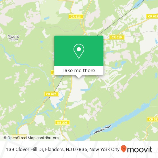 139 Clover Hill Dr, Flanders, NJ 07836 map