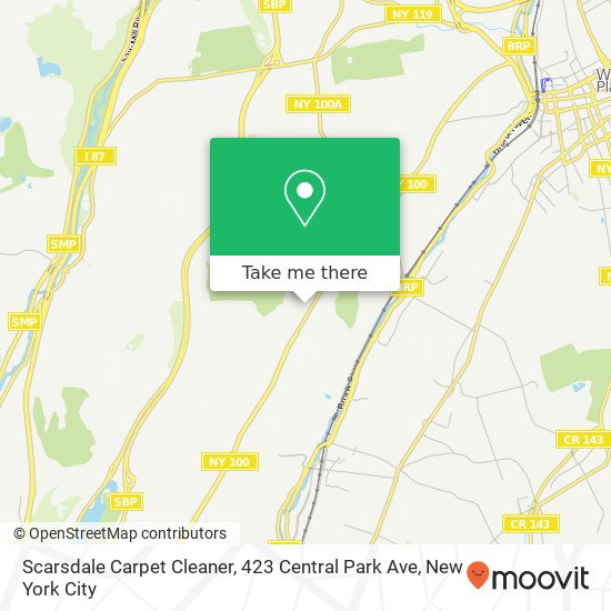 Scarsdale Carpet Cleaner, 423 Central Park Ave map