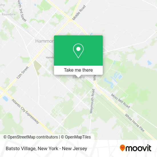Batsto Village map
