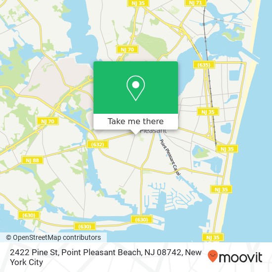 2422 Pine St, Point Pleasant Beach, NJ 08742 map