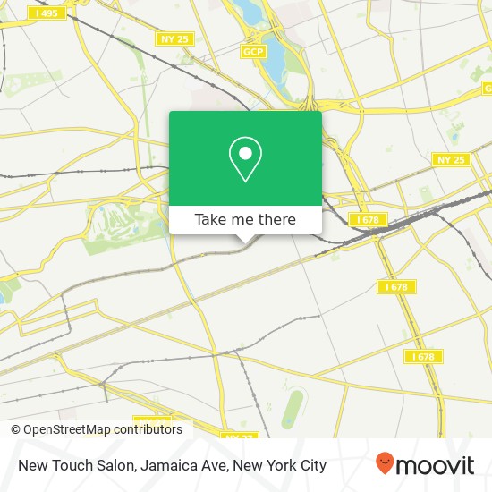 New Touch Salon, Jamaica Ave map