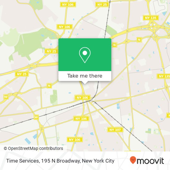 Mapa de Time Services, 195 N Broadway