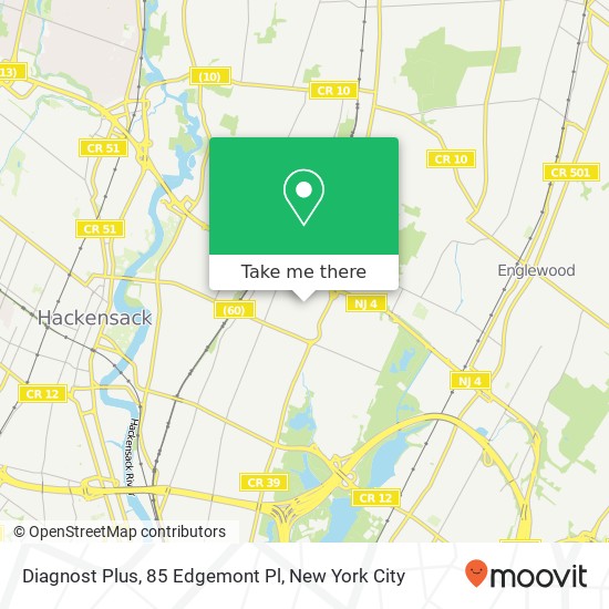 Diagnost Plus, 85 Edgemont Pl map