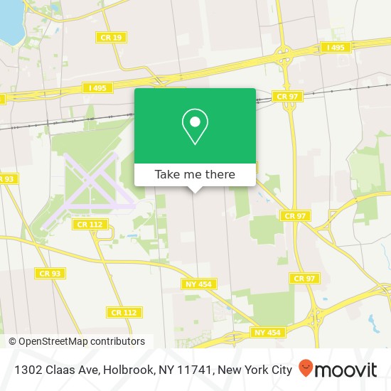 1302 Claas Ave, Holbrook, NY 11741 map