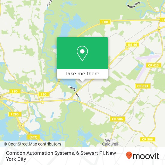 Mapa de Comcon Automation Systems, 6 Stewart Pl