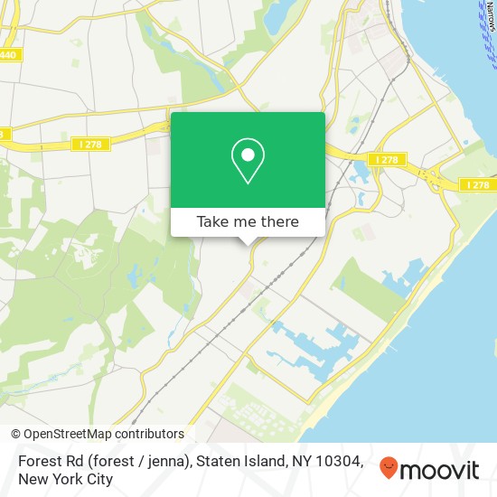 Forest Rd (forest / jenna), Staten Island, NY 10304 map